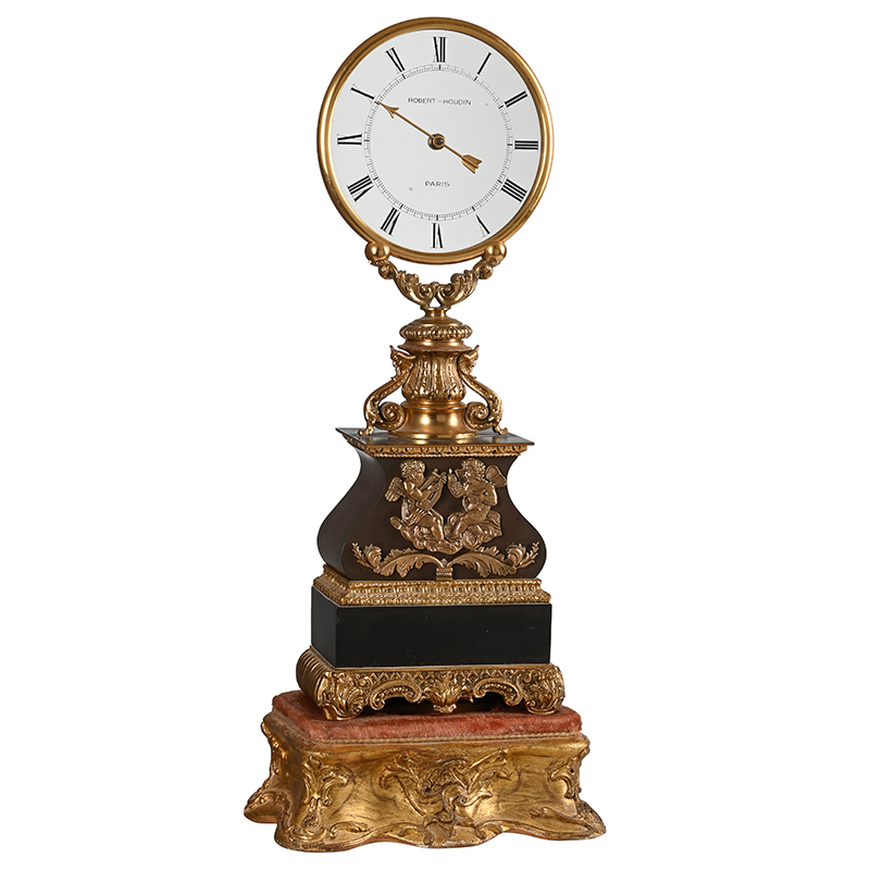 A French Robert-Houdin second series mystery timepiece or 'Pendule Mysterieuse' Jean Eugene Robert-Houdin, Paris, mid 19th century