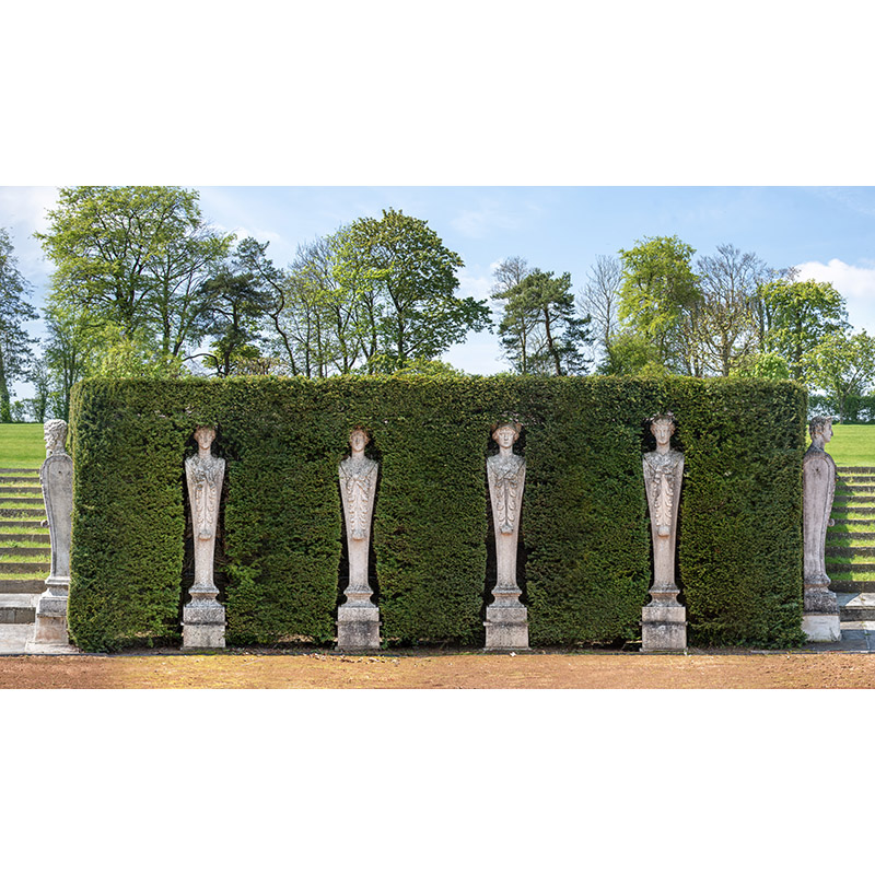 After Giovanni Battista Guelfi, a set of six composition stone herm figures