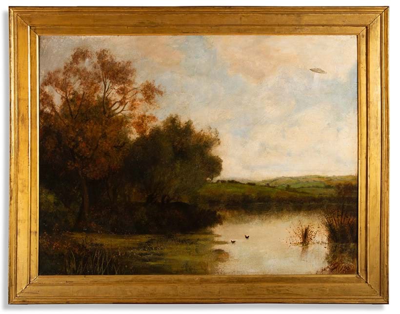 Inline Image - Lot 224: E. McKenzie (19th century), and later by James Perkins Studio, 'Out of this World Series, 5th', Oil on canvas | Est. £1,000-2,000 (+ fees)