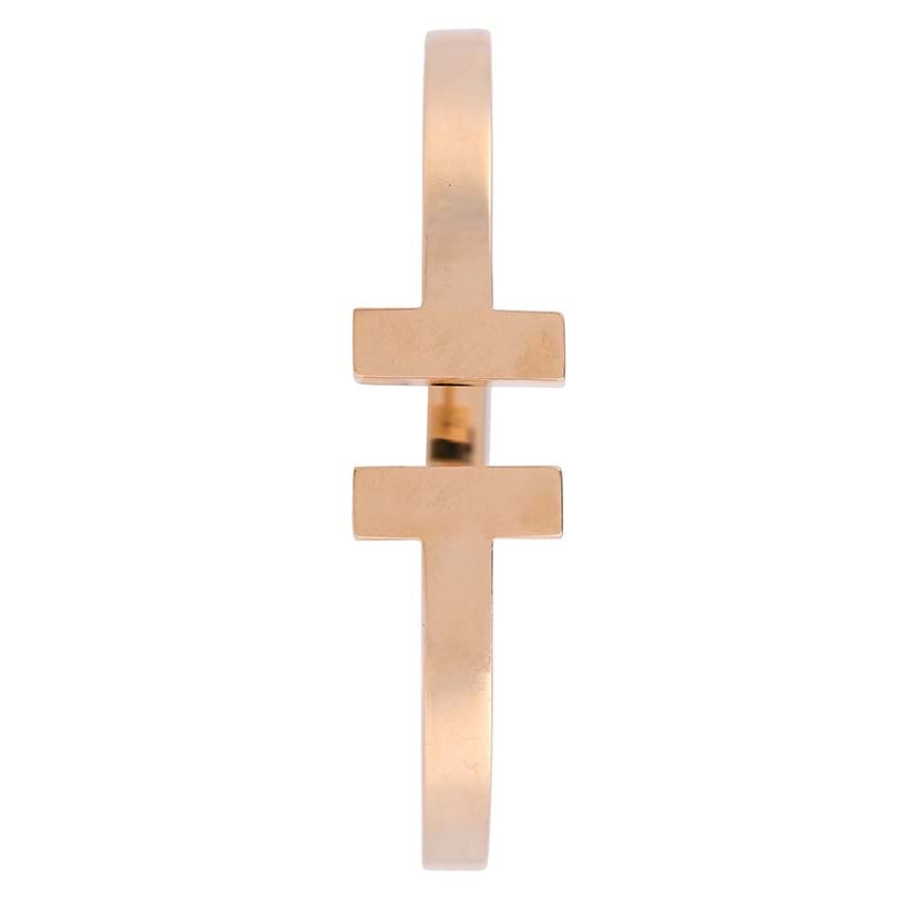 Inline Image - Tiffany & Co., A ‘Tiffany T’ square hinged bangle | Sold for £4,000