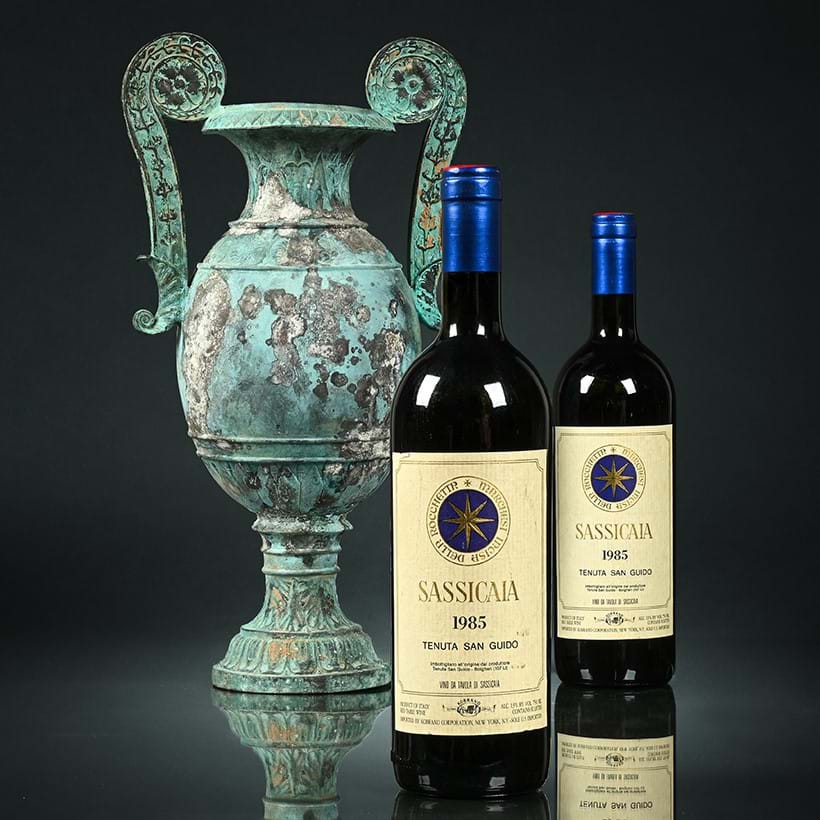 Inline Image - Lot 352: 1985 Sassicaia, Tenuta San Guido, Bolgheri, 2x75cl | Est. £2,000-3,000 (+ fees)