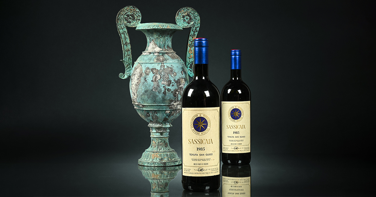 A Masterpiece” Sassicaia 1985 | Fine Wine, Champagne, Vintage Port