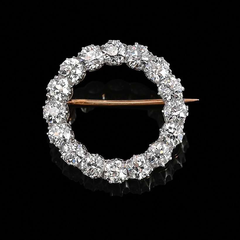 Inline Image - Tiffany & Co., a mid 20th century diamond circlet brooch | Sold for £6,048