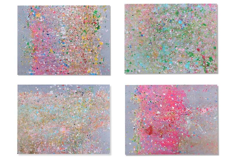 Inline Image - Lot 68: Damien Hirst (British B. 1965), ‘Where the Land Meets the Sea H13-1-4’, The set of four laminated giclee prints on aluminium | Sold for £25,200