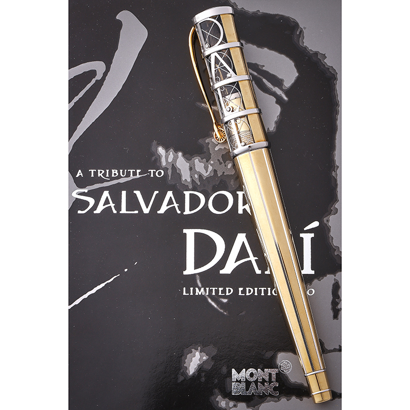 Montblanc, Salvador Dali, 100 a limited edition 18 carat gold fountain pen, no 038/100, 2004