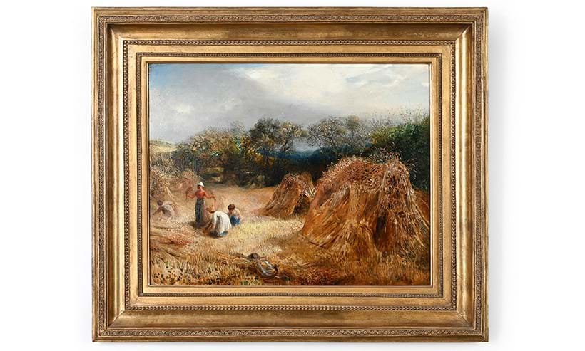 Inline Image - Lot 71 ‡: Samuel Palmer (British 1805-1881), The Gleaning Field, oil on canvas | Est. £300,000-500,000 (+ fees)