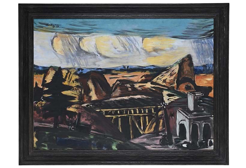 Inline Image - Lot 114 ‡: Max Beckmann (German 1884-1950), Grosser Steinbruch in Oberbayern (Large Quarry in Upper Bavaria), oil on canvas | Est. £500,000-700,000 (+ fees)