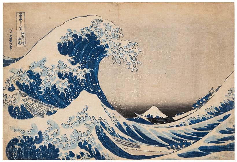 Inline Image - Lot 7: Katsushika Hokusai (1760-1849) Under the Wave off Kanagawa (Kanagawa-oki nami-ura), 1831 | Est. £80,000-120,000 (+ fees)