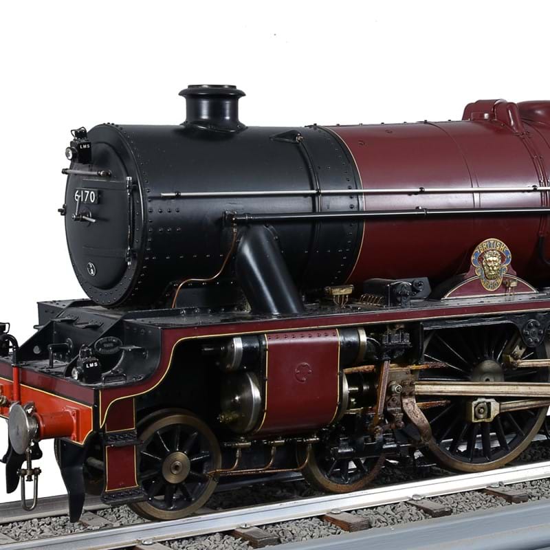 An exhibition quality 5 inch gauge model of a London Midland and Scottish Railway Royal Scott class 4-6-0 live steam tender locomotive 'British Legion' no. 6170 | The Lord Braybrooke Collection 