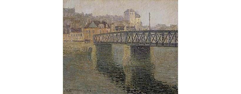 Inline Image - Fig. 2: Gustave Loiseau, The Iron Bridge, St. Ouen, 1908 © The Fitzwilliam Museum, Cambridge