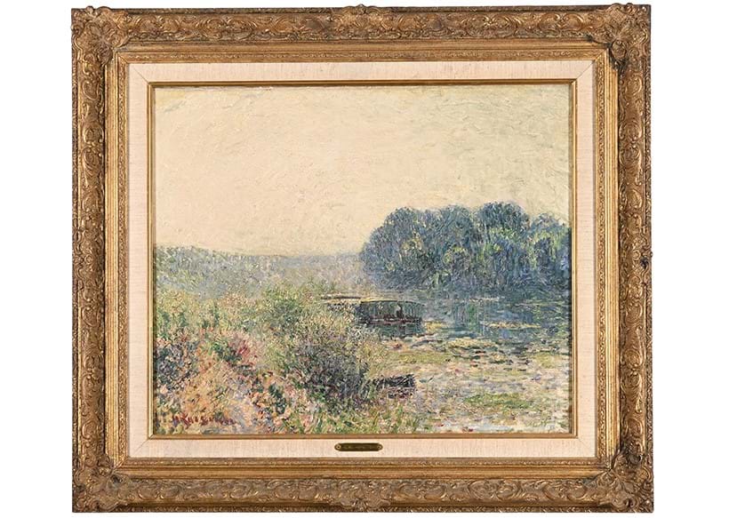 Inline Image - Lot 177: Gustave Loiseau (French 1865-1935), Au Bord de la Riviere, oil on canvas, circa. 1905 | Est. £25,000-35,000 (+ fees)