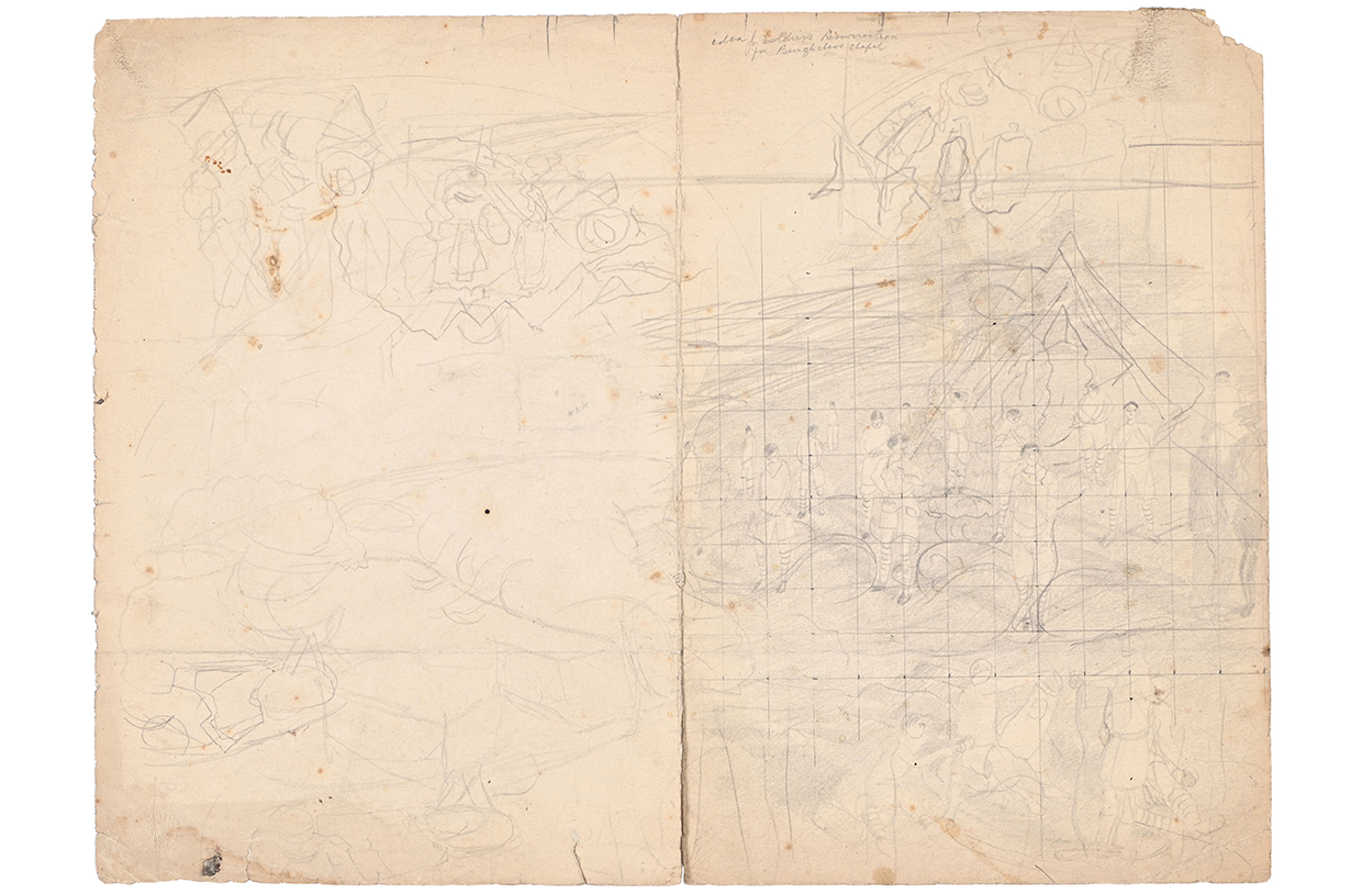 Lot 95 - Sir Stanley Spencer - Ideas for Soldiers Resurrection for Burghclere Chapel.jpg