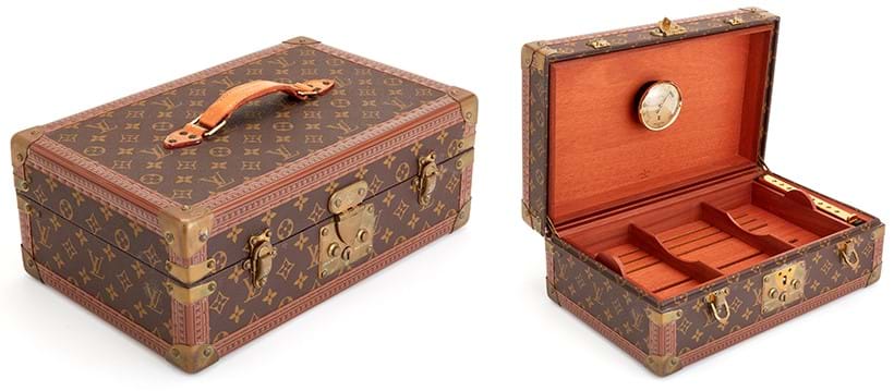 Inline Image - Louis Vuitton, Monogram, a cigar humidor in the form of a hard suitcase | Sold for £3,472