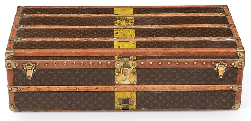 Inline Image - A Louis Vuitton monogrammed coated canvas hard travelling trunk, 20th century | Sold for £8,190