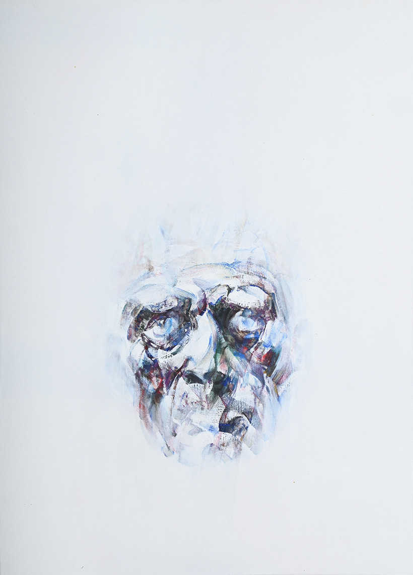 Inline Image - Lot 227: Louis Le Brocquy (Irish 1916-2012), Image of Samuel Beckett, oil on canvas, 1980 | Sold for £50,600