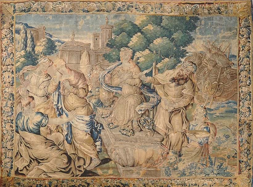 Inline Image - A Flemish woven wool figural tapestry, est. £4,000-6,000 (+fees)