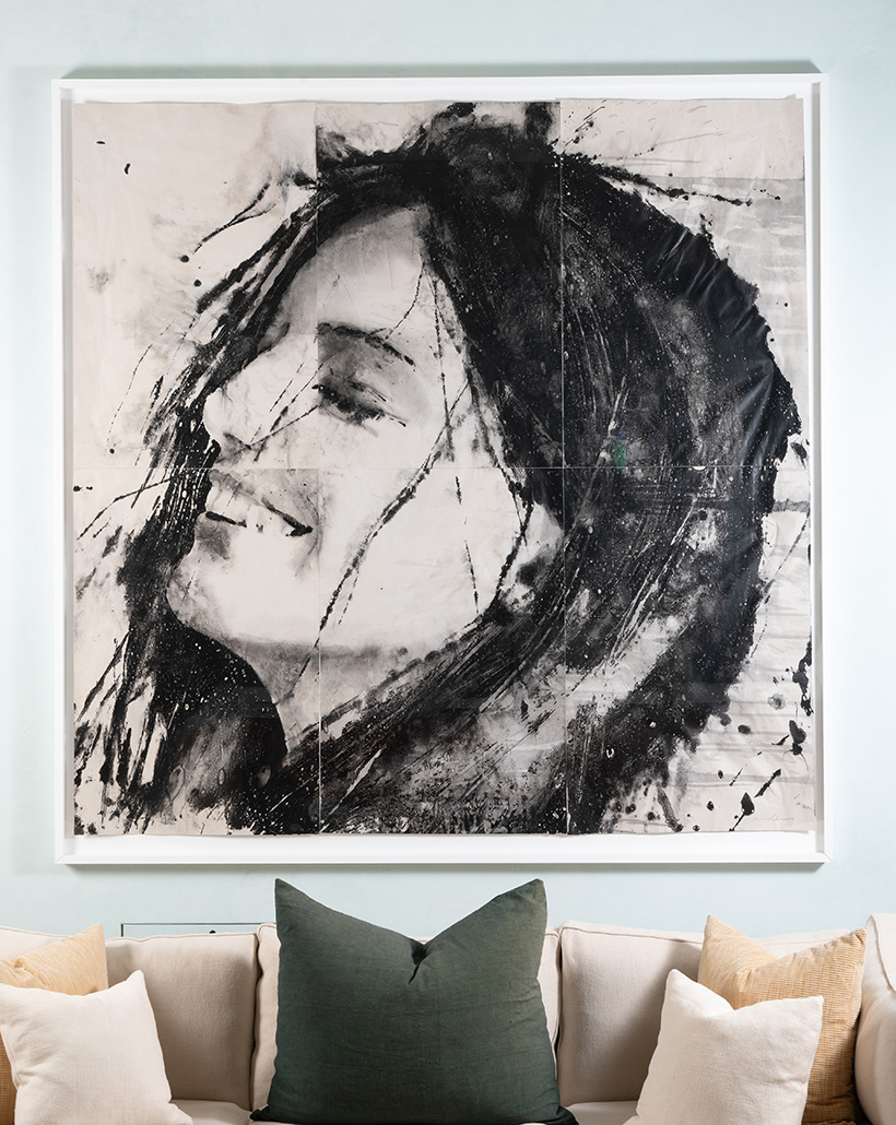 Inline Image - λ  Lot 30: Lidia Masllorens (Spanish B. 1967), ‘Obra’, acrylic and mixed media on paper | Est. £400-600 (+ fees)