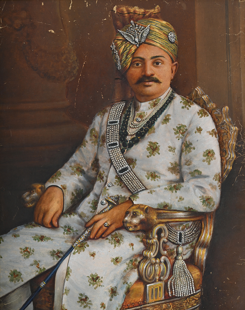 Inline Image - Lot 70: Indian School (20th Century), ‘The Coronation Portrait of 'Ranji'’, oil on board | Est. £3,000-5,000 (+ fees)