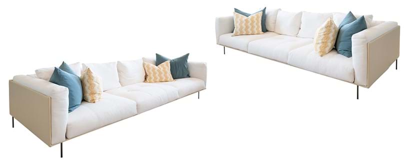 Inline Image - Lot 96: Piero Lissoni (Italian, B.1956) for Living Divani, a pair of 'Rod XL' Sofas, designed 2012, modern | Sold for £12,700