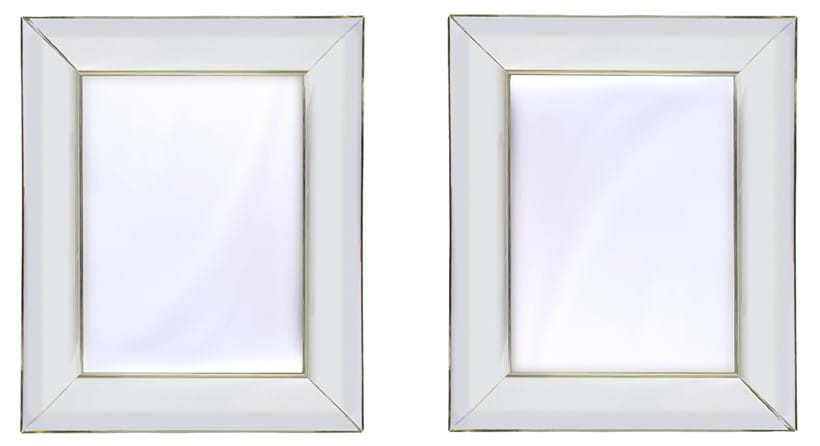 Inline Image - Lot 120: Roberto Giulio Rida (Italian, B. 1943), a pair of 'Infinito' mirrors, modern | Sold for £8,255