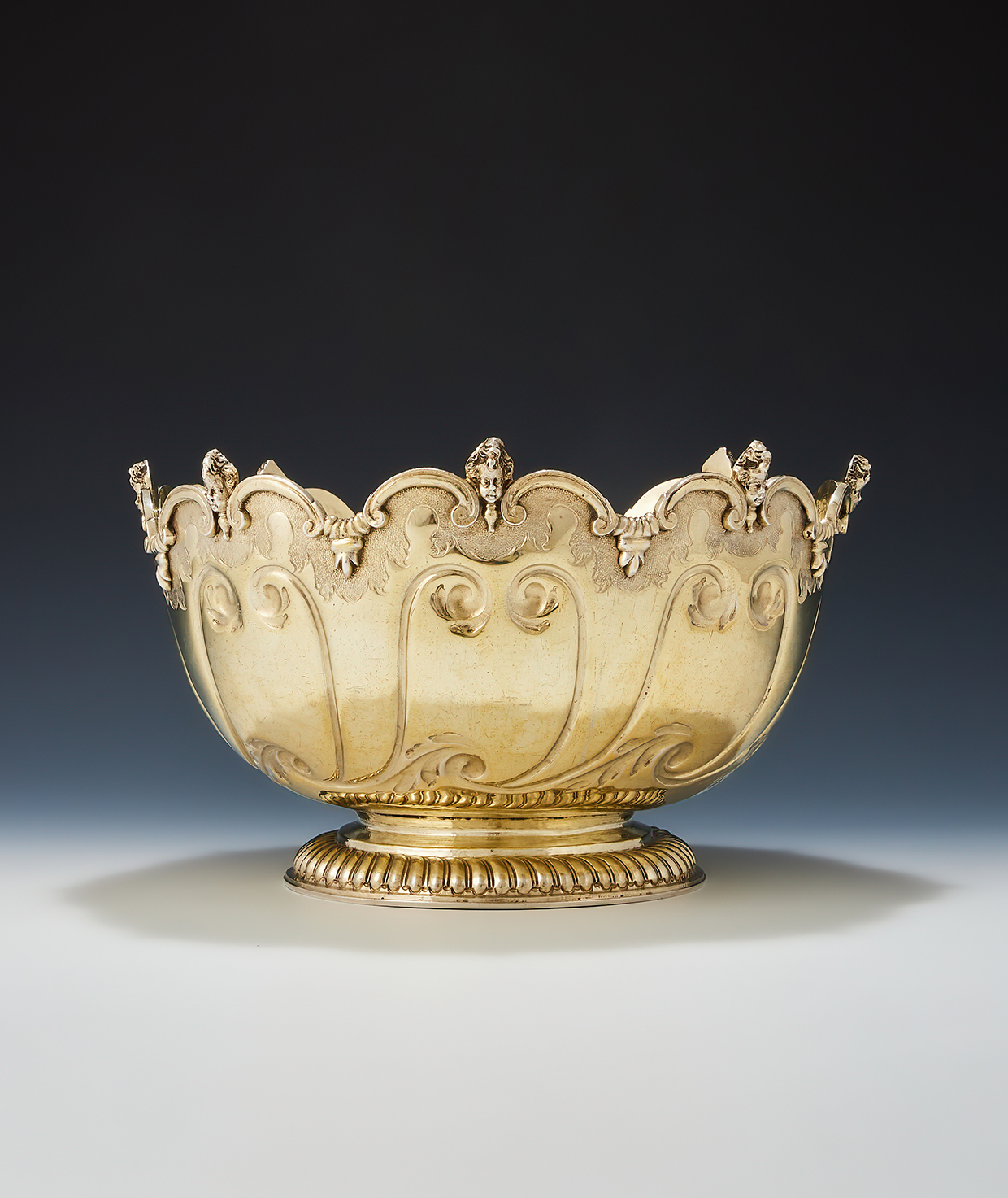 Inline Image - Lot 13: A William III silver gilt Monteith, maker's mark obscured, London 1695 | Est. £5,000-7,000 (+ fees)