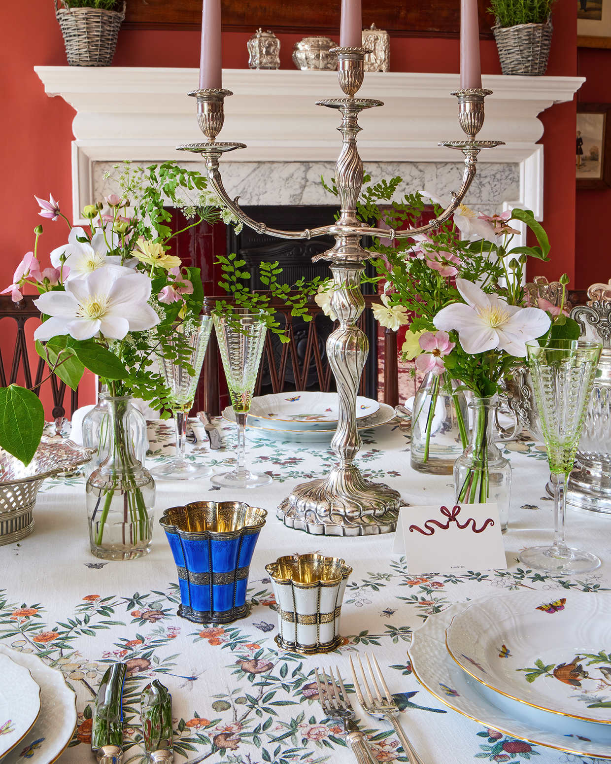 Inline Image - Tablescape by Miranda Lance using items from Dreweatts Fine Silver and The Art of Dining auction on Tuesday 23 September 2025