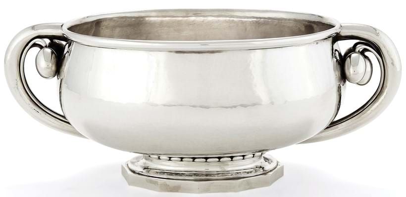 Inline Image - Lot 222, Danish silver Cherry centrepiece bowl, 
post 1945, designed by Georg Jensen, 1927; est. £2,500-3,500 (+fees)
