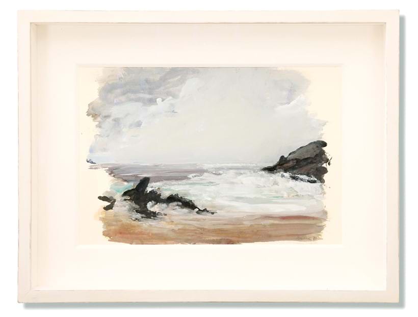 Inline Image - Lot 11: Maggi Hambling (British B. 1945), 'Storm Light 1980', Watercolour and bodycolour on paper | Sold for £8,890