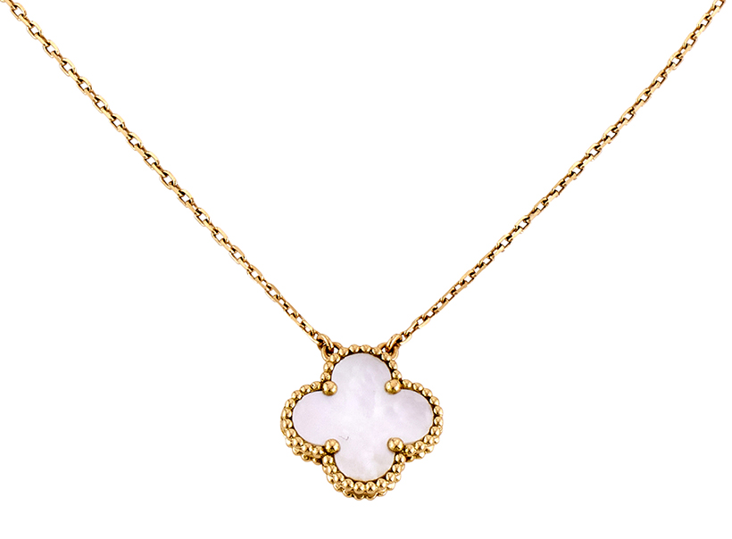 14575 Lot 256 Van Cleef & Arpels, Alhambra, a mother of pearl pendant Sold for £1,638.jpg