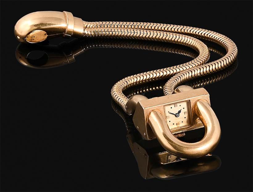 Inline Image - Van Cleef & Arpels, Cadenas, a vintage gold coloured bracelet watch | Sold for £5,292