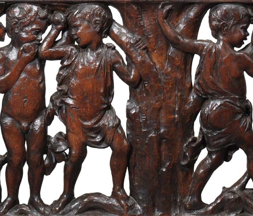 Inline Image - A pair of Arts & Crafts carved oak panels, circa 1900; est. £3,000-4,000 (+fees)