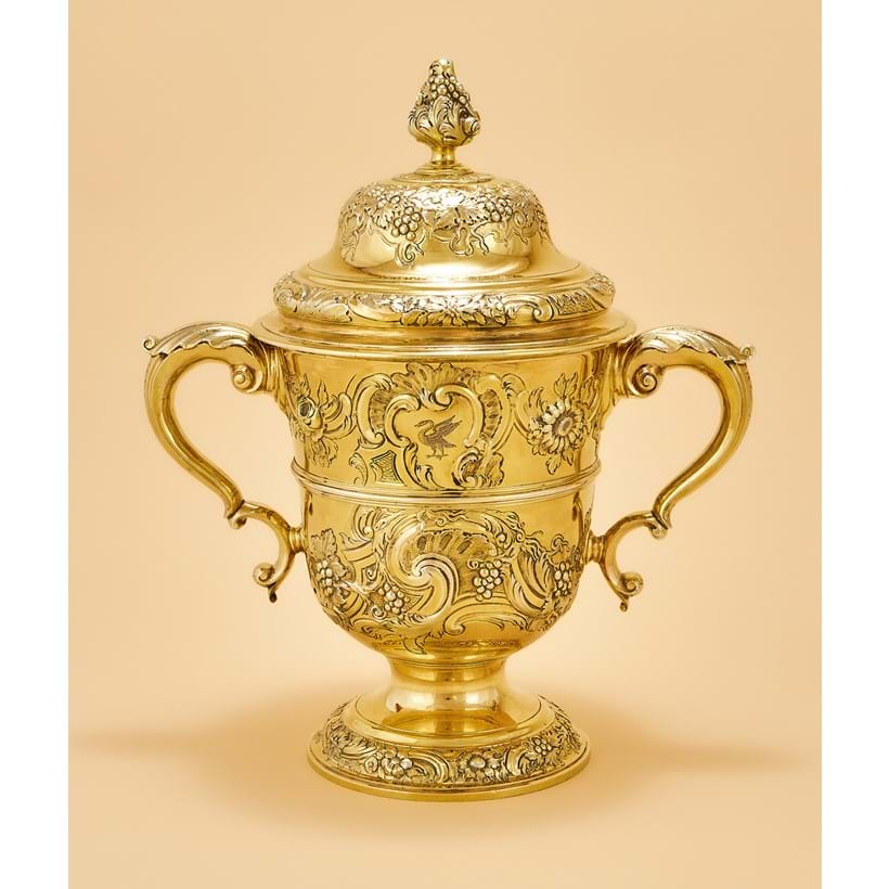 Inline Image - Lot 145: A George II silver gilt cup and cover, Fuller White, London 1750 | Est. £2,000-3,000 (+ fees)