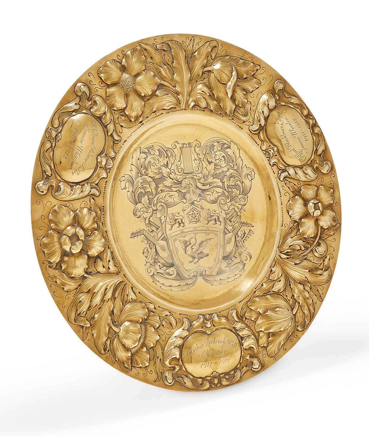 Inline Image - Lot 162: A silver gilt circular Porringer stand, Sebastian Garrard, London 1911 | Est. £1,500-2,000 (+ fees)