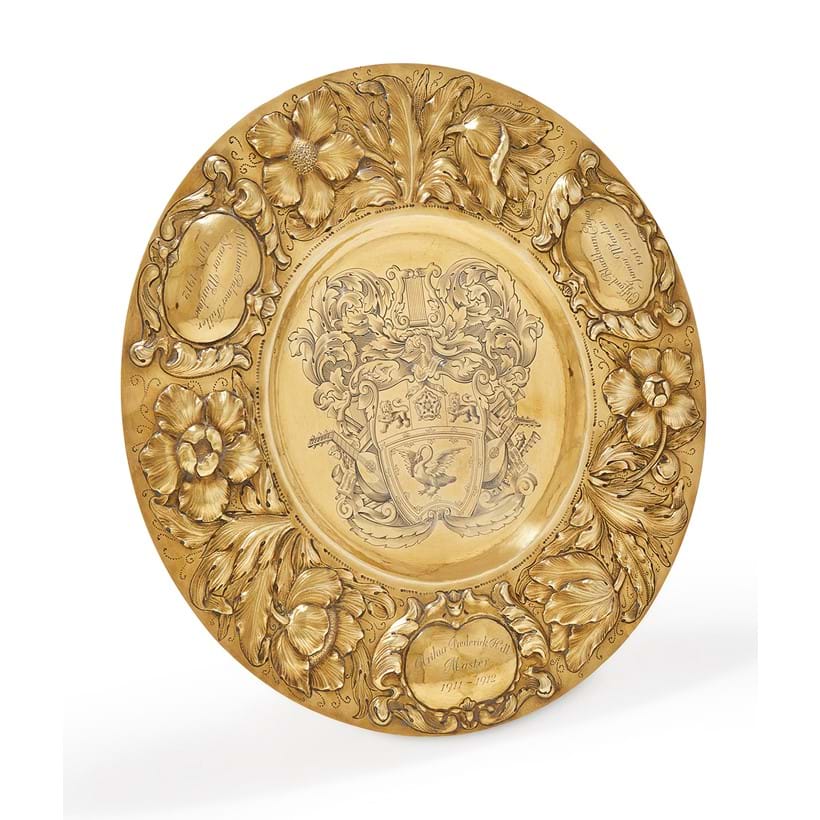 Inline Image - Lot 162: A silver gilt circular Porringer stand, Sebastian Garrard, London 1911 | Est. £1,500-2,000 (+ fees)