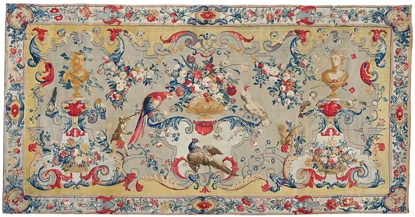 Inline Image - Lot 25: A large Soho Arabesque tapestry attributed to Joshua Morris, circa 1720-1730 | Sold for £59,420