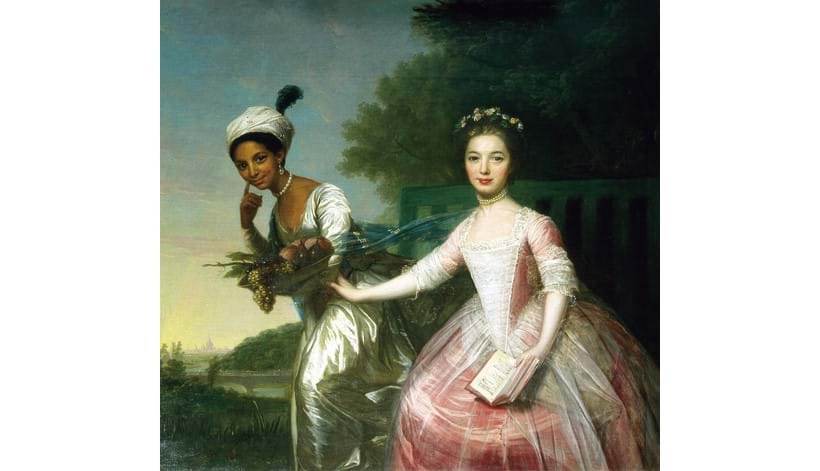 Inline Image - Portrait of Dido Elizabeth Belle and Lady Elizabeth Murray by David Martin | Image courtesy of Scone Palace