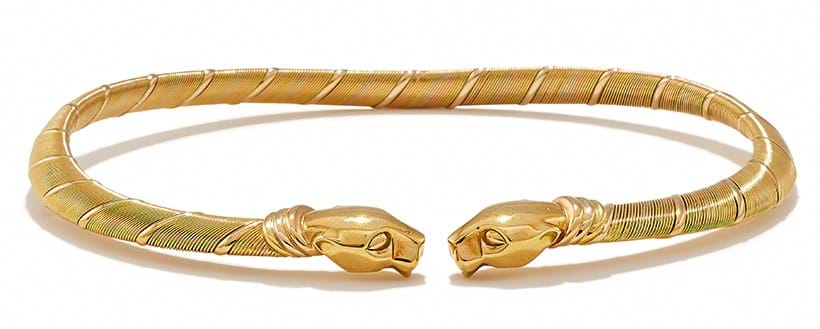 Inline Image - Cartier, a 'Panthere' collar necklace circa 1990 | Sold for £11,970