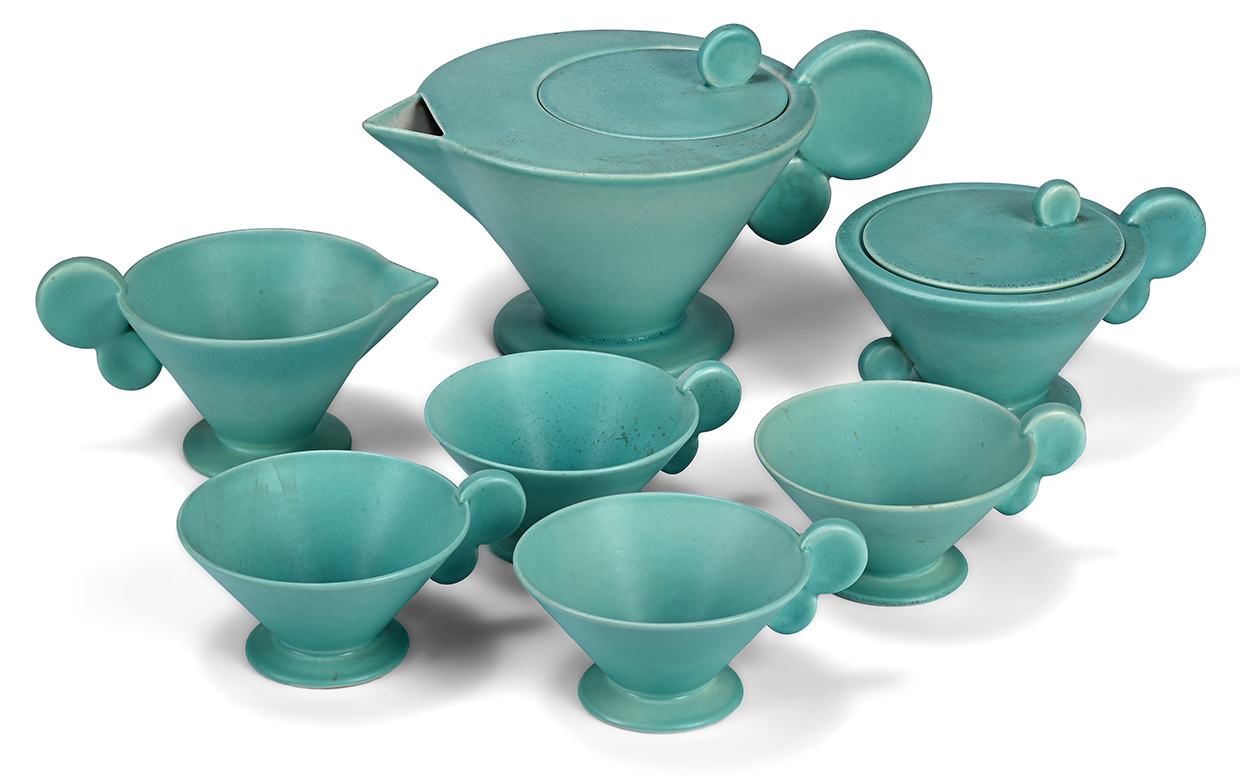 Lot 100 - Margarete (Grete) Heymann Löbenstein Marks (German, 1899-1990), Bauhaus Tea Service, circa 1930.jpg