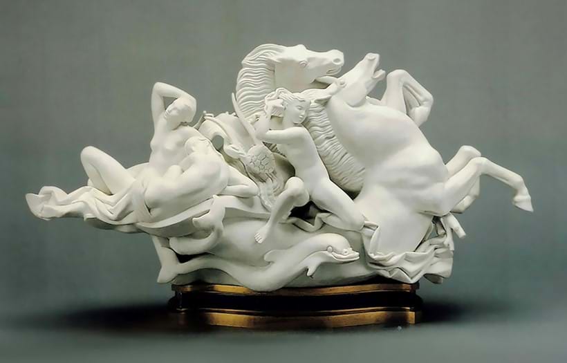 Inline Image - 'Mouettes' Surtout de Table by HA Lagriffoul, 1950