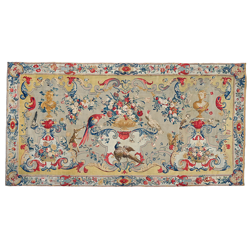 A rare Soho “Arabesque” tapestry attributed to Joshua Morris, circa 1720-1730