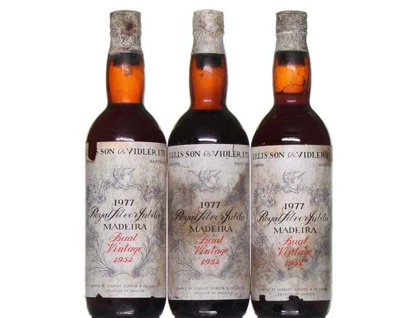 Inline Image - 1952 Silver Jubilee Bual (1977), Ellis Son & Vidler Limited, 6 x 75cl; est. £1,200-1,800 (+fees)