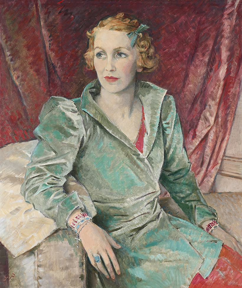 Inline Image - Lot 374: Glyn Philpot (British 1884-1937), ‘The Hon. Ruth Cable, Lady Benthall’, Oil on canvas | Est. £30,000-50,000 (+ fees)