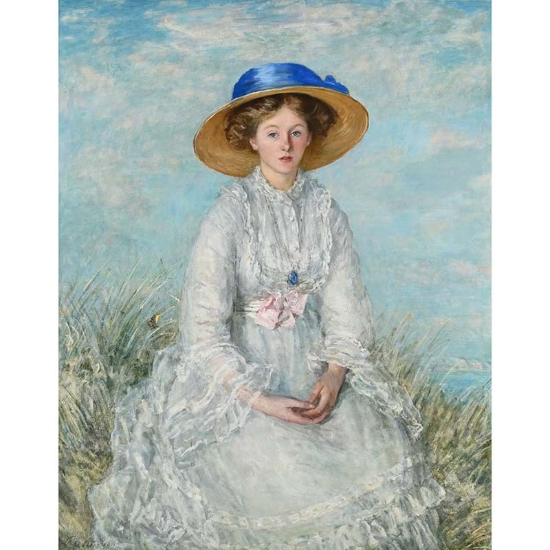 Philip Wilson Steer (British 1860-1942), ‘Mrs Geoffrey Blackwell’, Oil on canvas