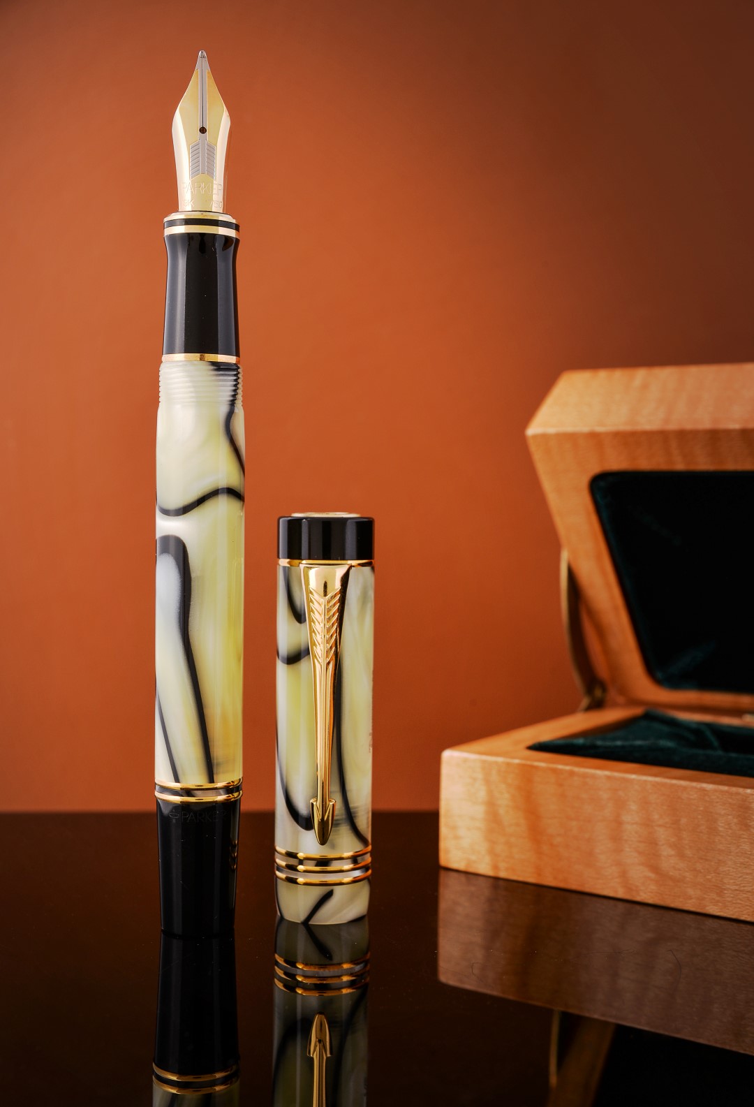 Inline Image - Parker, Norman Rockwell, a limited edition marbled fountain pen; est. £400-500 (+fees)