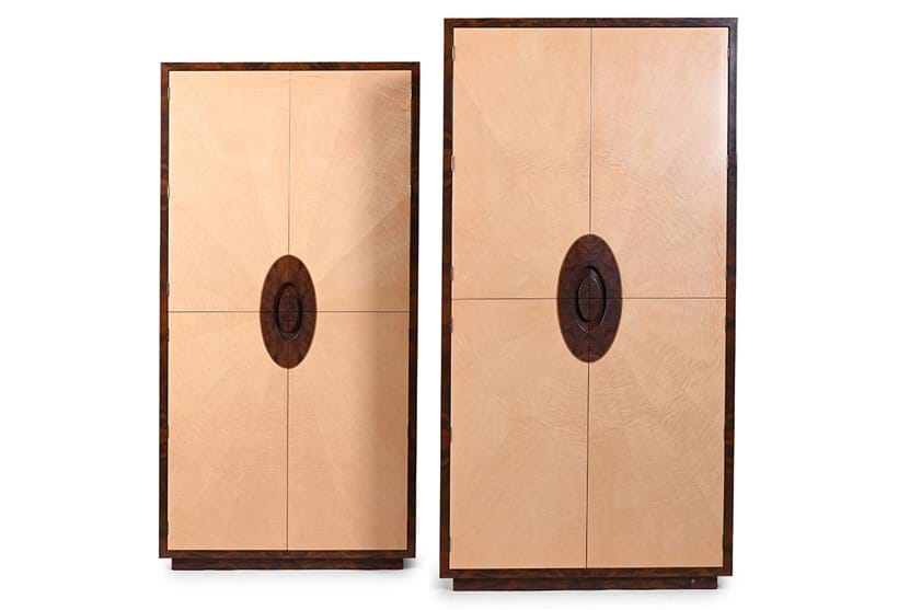 Inline Image - Lot 109: Silverlining (British, Est.1985), pair of Art Deco style cabinets, 21st century | Est. £8,000-12,000 (+ fees)