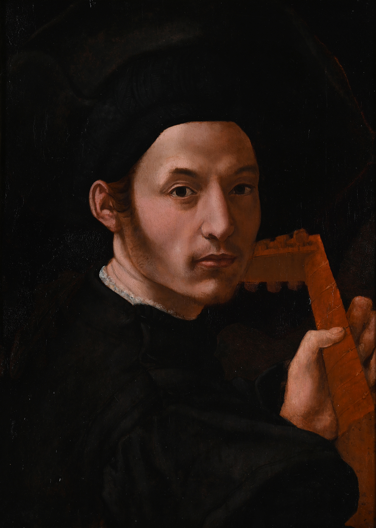 Inline Image - Lot 14: Florentine School (16th Century), 'Portrait of a Musician with a Lute', Oil on poplar | Est. £20,000-30,000 (+ fees)