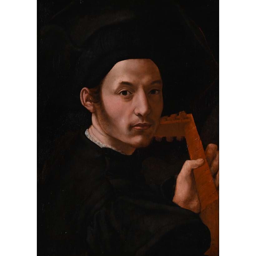 Inline Image - Lot 14: Florentine School (16th Century), 'Portrait of a Musician with a Lute', Oil on poplar | Est. £20,000-30,000 (+ fees)