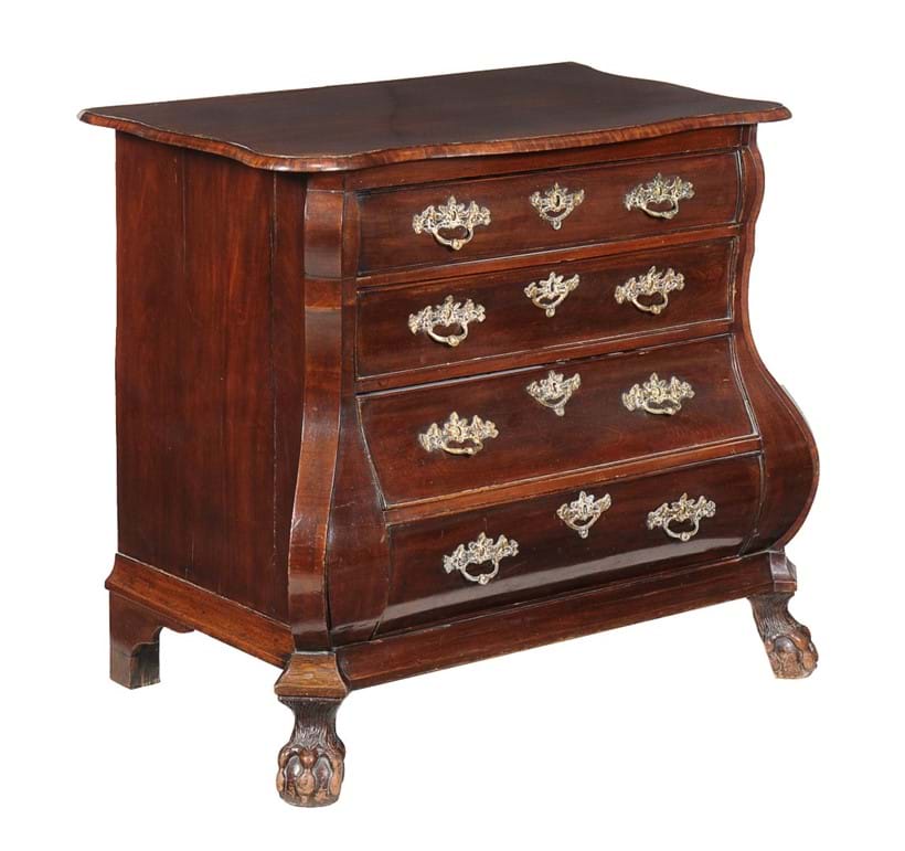 Inline Image - Lot 44, a Dutch mahogany commode, early 19th century, 
Provenance: Kingstone Lisle Park; est. £500-700 (+fees)