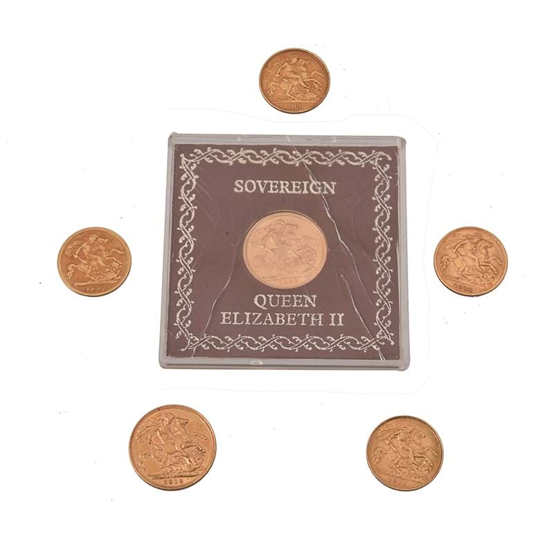 Victoria to Elizabeth II, sovereigns and half-sovereigns 