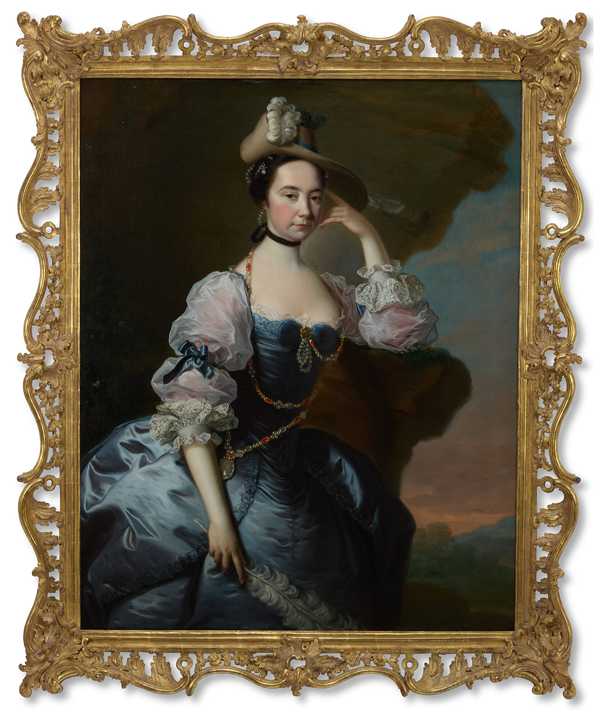 Inline Image - Lot 26: ‡ Thomas Hudson (1701-1779), 'Portrait of a Lady', Oil on canvas | Est. £20,000-30,000 (+ fees)